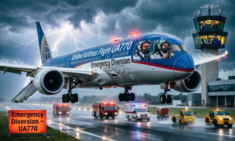 united airlines flight ua770 emergency diversion