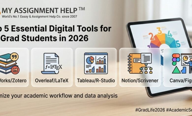 Top 5 Essential Digital Tools for US Grad Students in 2026