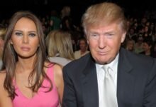 how old was melania when she met trump