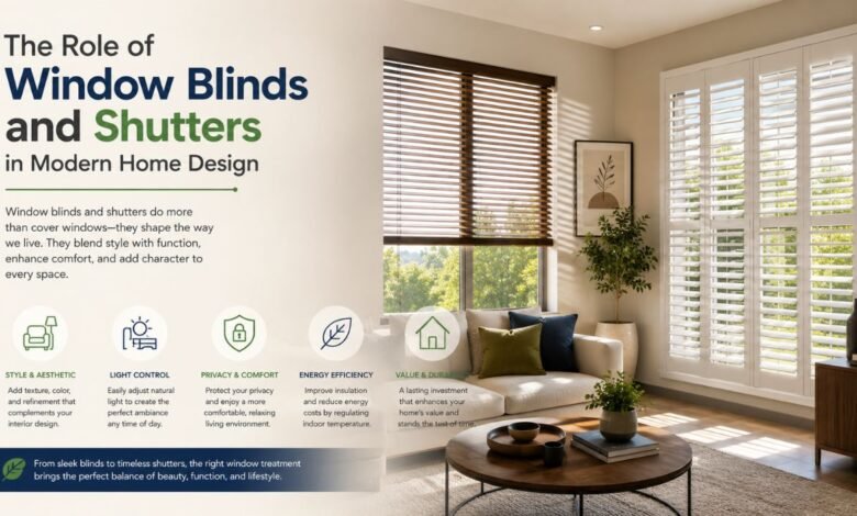 The Role of Window Blinds and Shutters in Modern Home Design